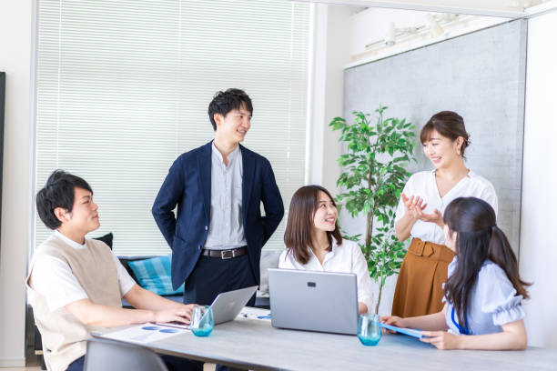 istock Young office worker at a venture company 1339654006