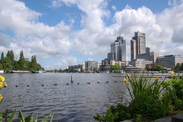 View From Park Somerlust At Amsterdam The Netherlands 25-5-2020