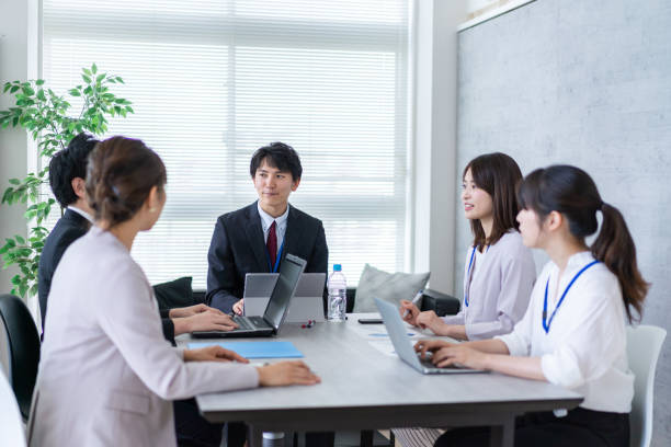istock Business person working in clean office 1339665714