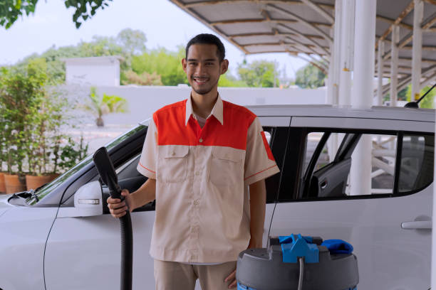 istock Car service and Car wash. 1339665840