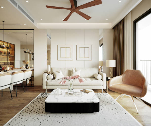 istock 3d render of modern living room 1339670394