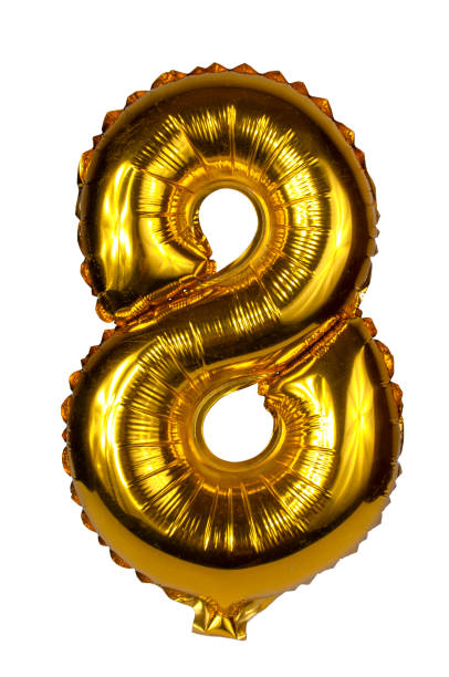 istock foil gold balloon number isolated on the white 1339673321