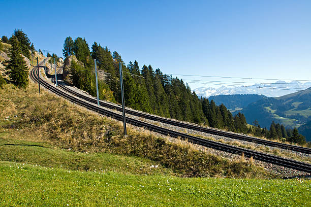 istock Railroad tracks in the mountains 133967563