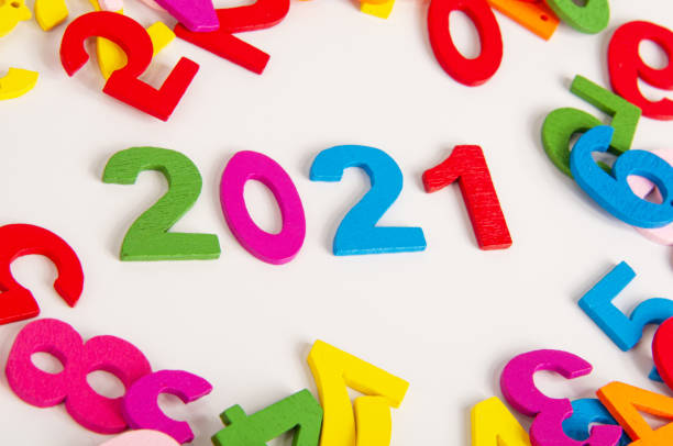 istock New 2021 year numbers multicolor isolated on the white 1339676946