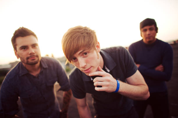 istock Triple Rooftop Sunset Friends 133968307