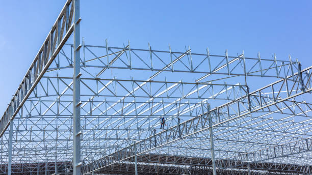 istock Construction Roof Steel Beams Building 1339684641