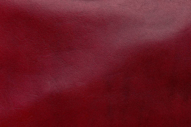 superficie di sfondo texture in pelle rossa. disegno vintage. - backdrop damaged old fashioned natural pattern foto e immagini stock