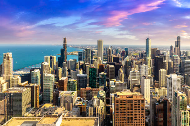 istock Aerial view of Chicago 1339692897
