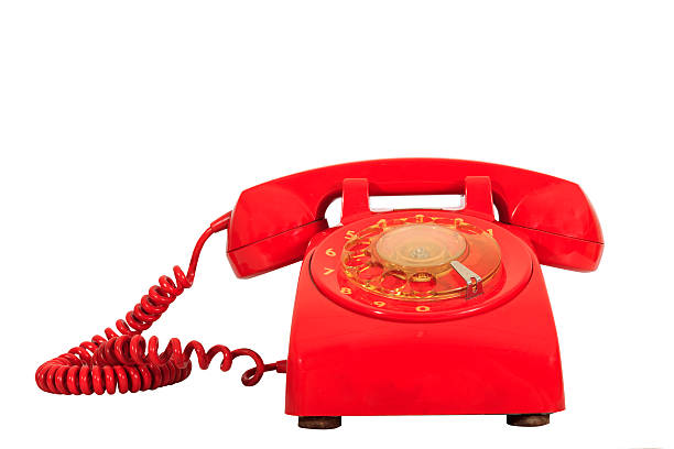 istock scratched old retro dial style red house telephone 133969572