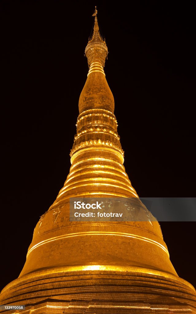 Shwedagon-Pagode, Myanmar - Lizenzfrei Monumente Stock-Foto