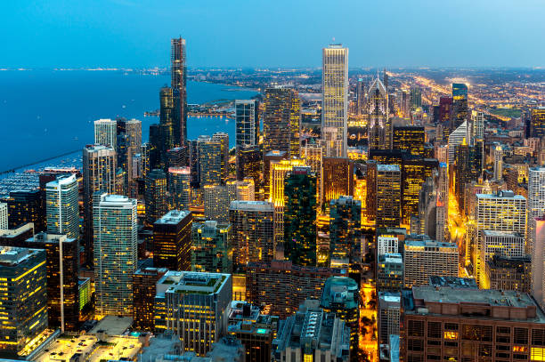 istock Aerial view of Chicago 1339704671