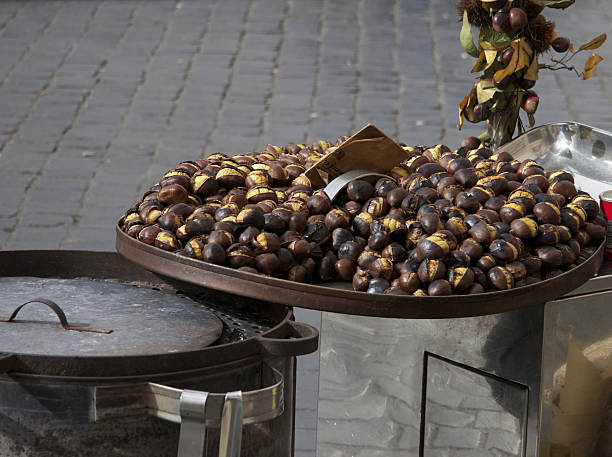 istock Roasted Chestnuts in Roman Street 133970815