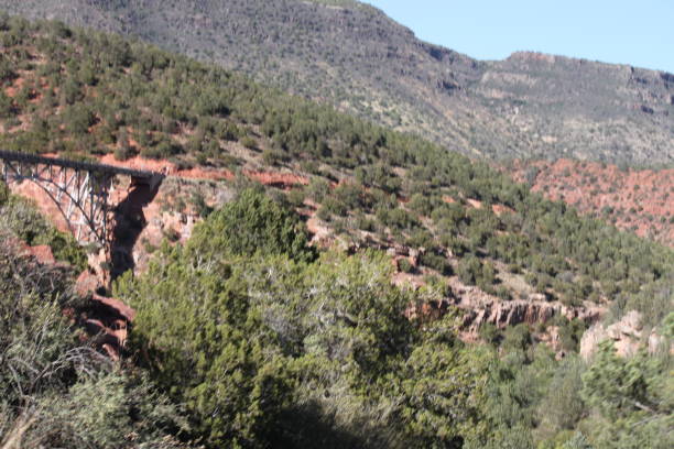 sedona arizona rocce rosse - schnebly hill formation foto e immagini stock