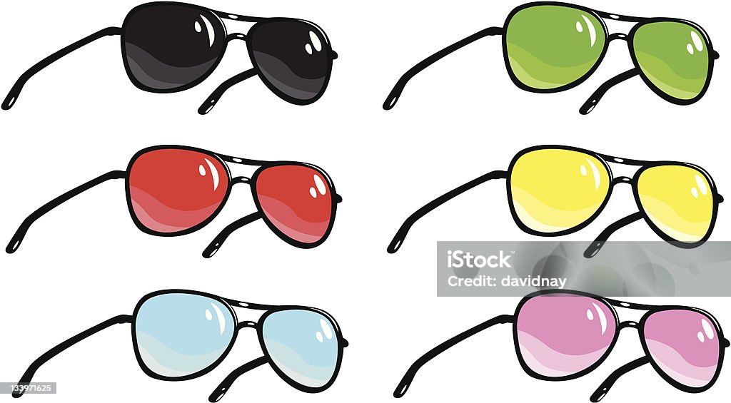 Солнцезащитные очки - Векторная гра�фика Без людей роялти-фри