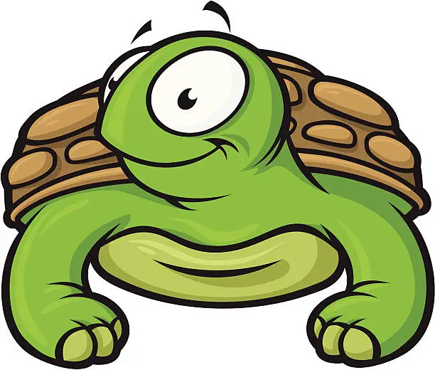 Vector illustration of Cute Turtle