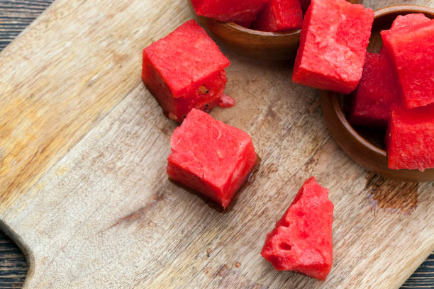 istock sliced red ripe watermelon close up 1339729171