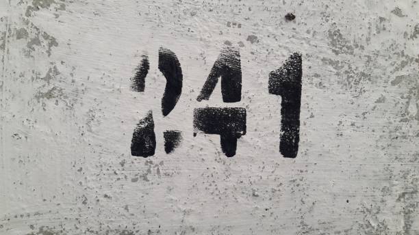 istock Number 241 on concrete background. 1339736137