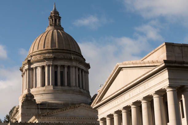 주 의사당 - washington state capitol building 뉴스 사진 이미지