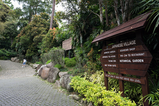 Japanese Village located higher up at 3,500 feet above sea levelcomprising of the Japanese Tea House, Botanical Garden, Tatami Spa, Ume Tatami Suite and Ryo Zan Tei Restaurant.