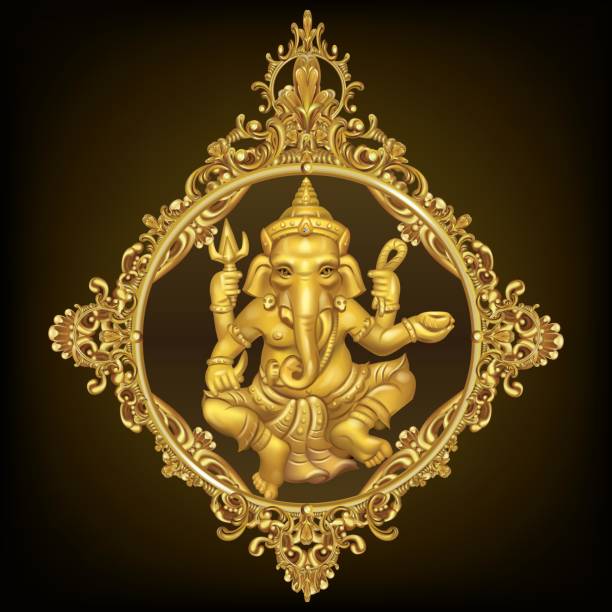 Gold Ganesh Stock Photos, Pictures & Royalty-Free Images - iStock