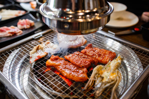 istock Grilled Pork Beef Korean BBQ In Restaurant 1339768337