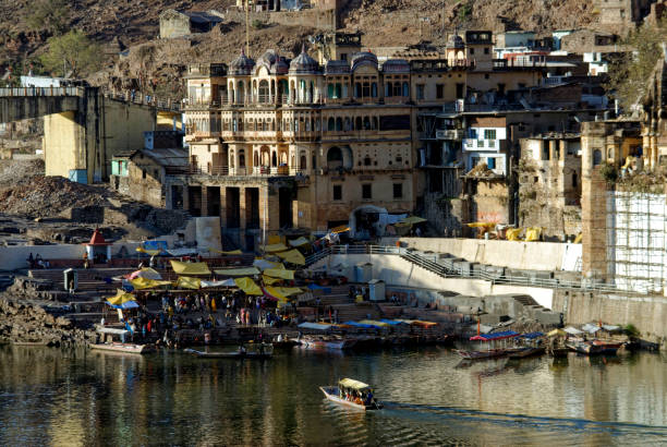 istock Ghat on the holy river Narmada at Omkareshwar 1339769412