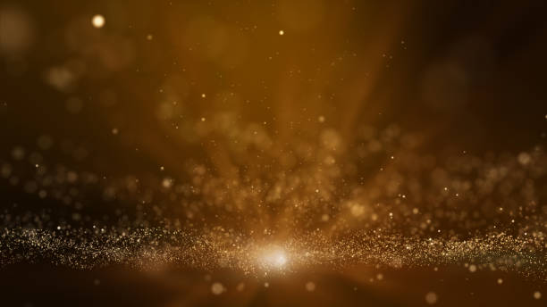 abstract golden digital particle wave and light background ,animation cyber or technology background. abstract golden digital particle wave and light background ,animation cyber or technology background. digital animation stock pictures, royalty-free photos & images