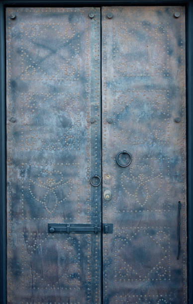 istock Traditional old door in Santorini 1339782850