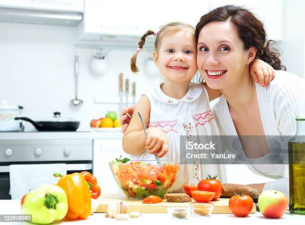 Cooking Together Stock Photo - Download Image Now - Adult, Anticipation, Assistance