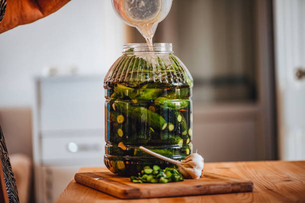 istock Woman Preparing Pickles at Home 1339797719