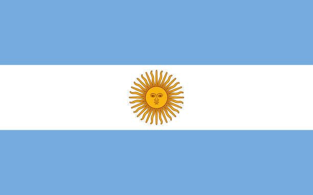 국기 아르헨티나 공화국 아르헨티나 벡터 아르헨티나 국기에 대한 스톡 벡터 아트 및 기타 이미지 - 아르헨티나 국기, 0명, 갈색 -  Istock