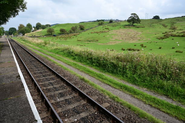 istock Railway station on a Heritage railway. 1339799634