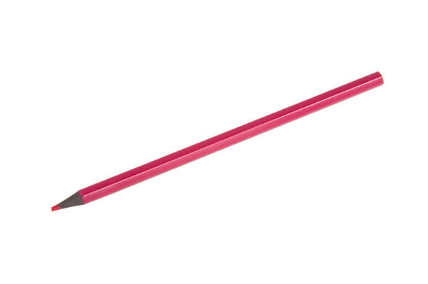 istock Red color pencil isolated on the white 1339799973