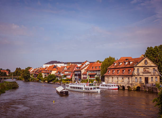 istock Little Venice in Bamberg with ships 1339811262