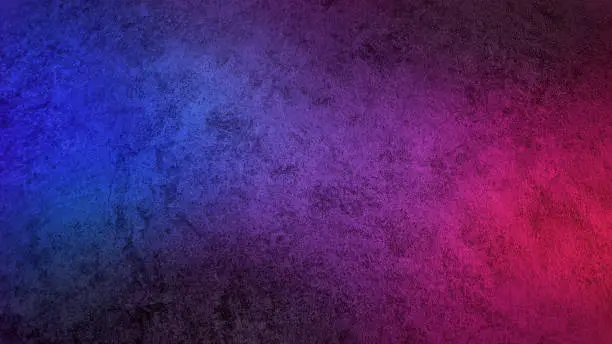 Photo of gradient red, blue, violet bright texture for designer background. rustic concrete with grungy texture background. colorful background. colorful wall.