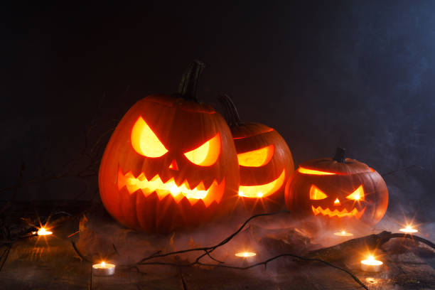 istock Halloween pumpkins head jack o lantern 1339814617