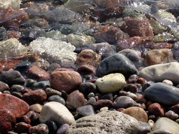 istock Stones cower in sea water 1339815748