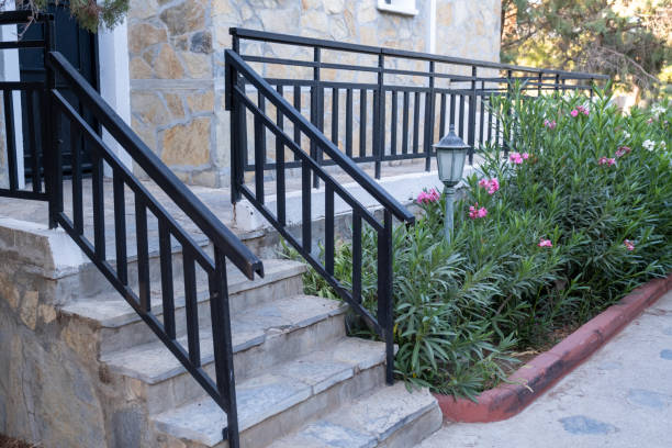 house entrance and stairs
