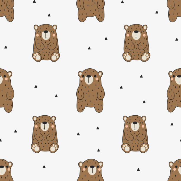 Bears Patternng 43,900+ Bear Patterns Illustrations, Royalty-Free Vector Graphics ...