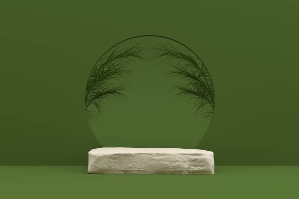 istock Abstract Podium, Rock Stone Platform Minimal Product Presentatiton 1339823859
