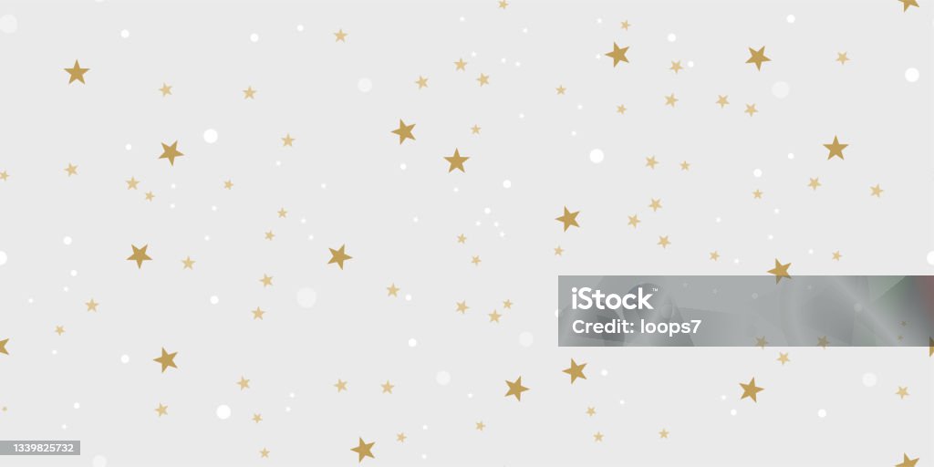 Stars Seamless Pattern - Pixel Perfect Star Seamless Pattern Vector Illustration Background Star Shape stock vector