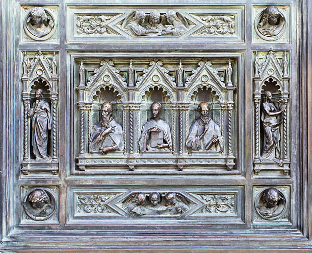 istock Fragment of iron door. 133982630
