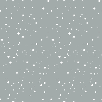 istock White Stars Seamless Pattern - Pixel Perfect 1339826304