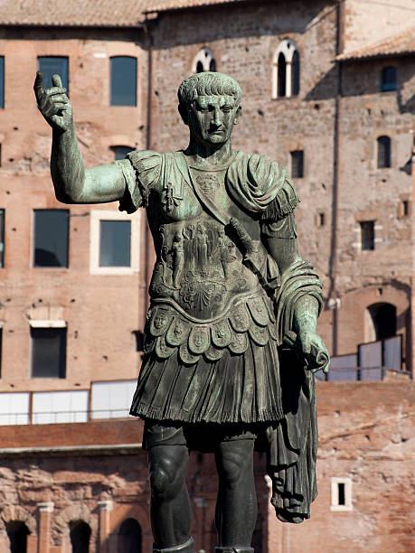 istock Statue of Trajan in Rome 133982693