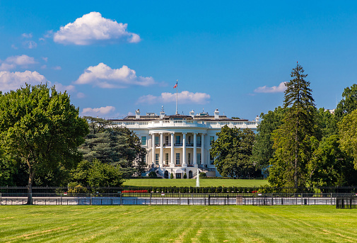 The White House in Washington DC in a sunny day, USA