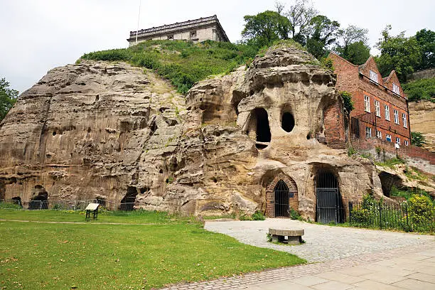 Caves at nottingham castle, uk