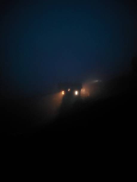 istock Spooky highland house at night 01 1339837161