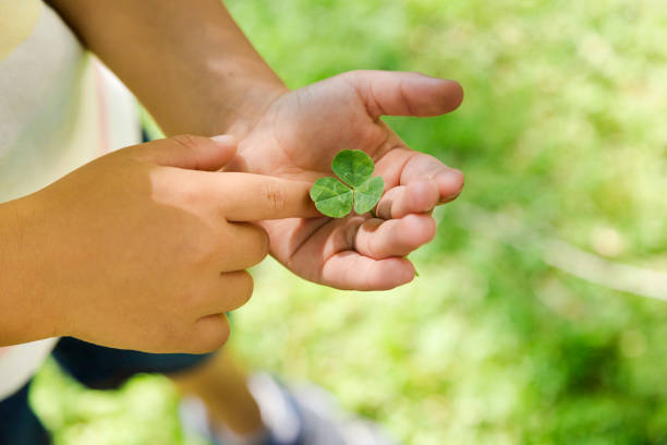 istock Child's hands with a plant 1339840060