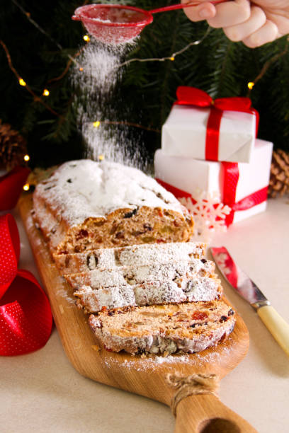 istock Christmas traditional fruit and nut cake 1339840370