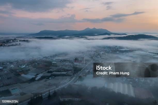 Da Lat City From Above Stock Photo - Download Image Now - Beauty, Scenics - Nature, Aerial View